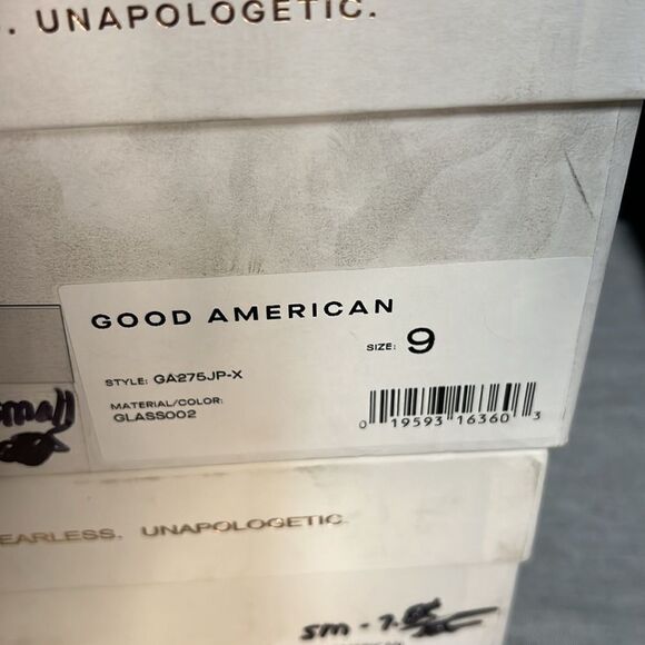 GOOD AMERICAN CINDER-F*CKING-RELLA Embellished Heels - Picture 3 of 4